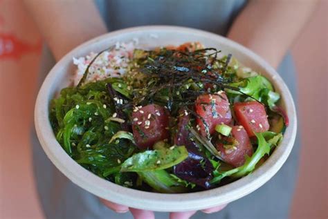 Poke santa cruz - Info@pokibowl.com. Poki Bowl Menu customize rice & salad bowls with seafood, special sauces, toppings and try some of our desserts by Maven Creamery.